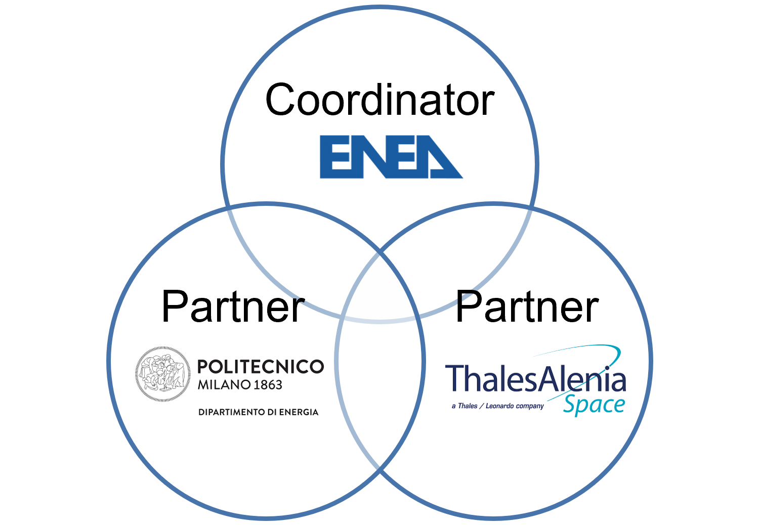 Graphic of the SELENE Project’s consortium with roles and composition.