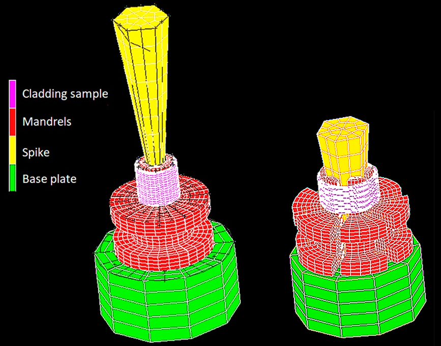 Segmented mandrel ductility tests of hydrogenated fuel cladding tubes to simulate PCMI Picture 3 (© EK-CER)